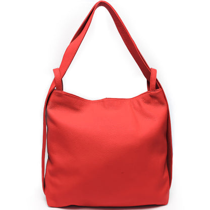 Greta GM convertible leather backpack
