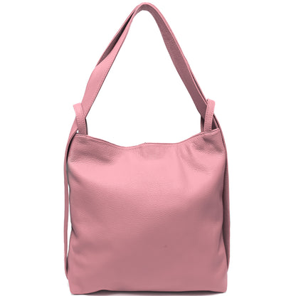 Greta GM convertible leather backpack