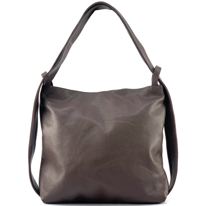 Greta GM convertible leather backpack