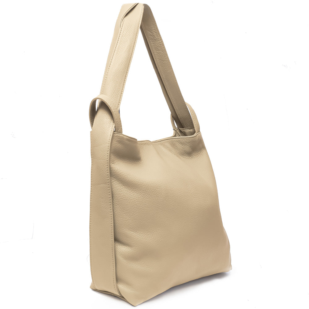 Greta GM convertible leather backpack