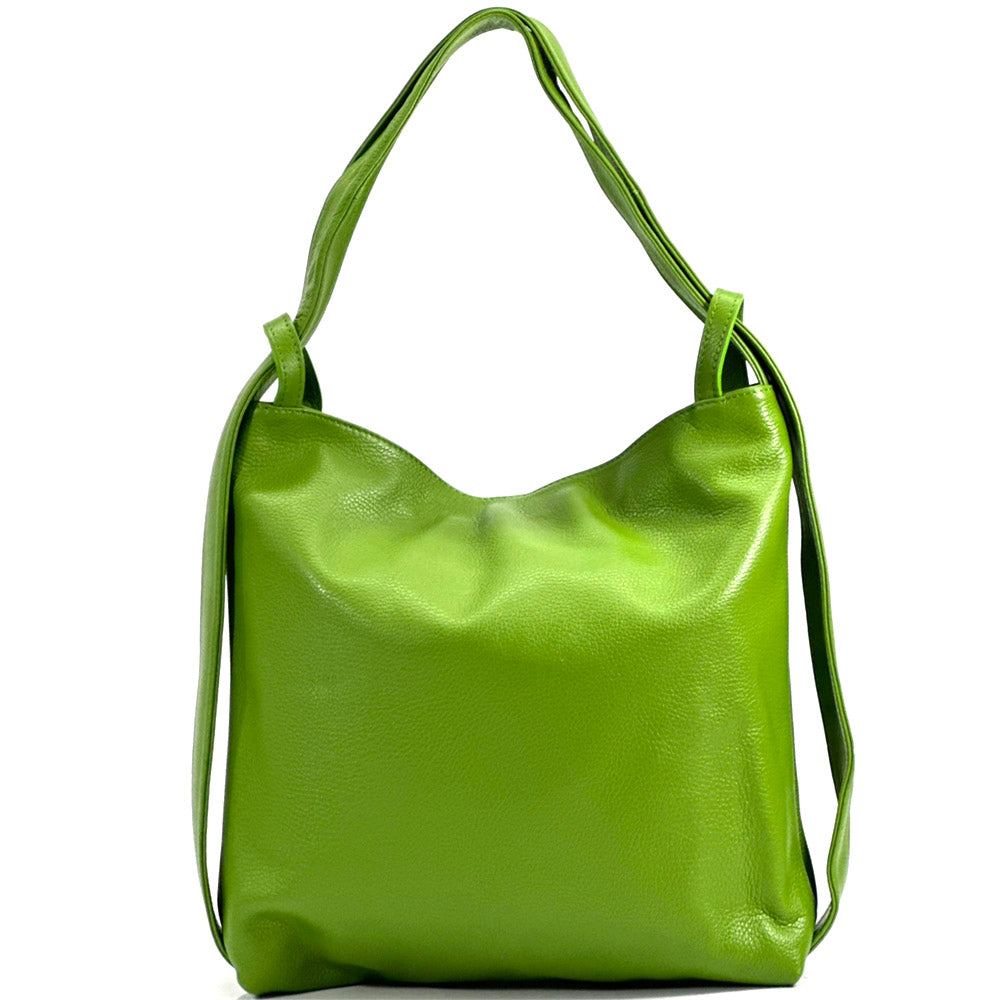 Greta GM convertible leather backpack
