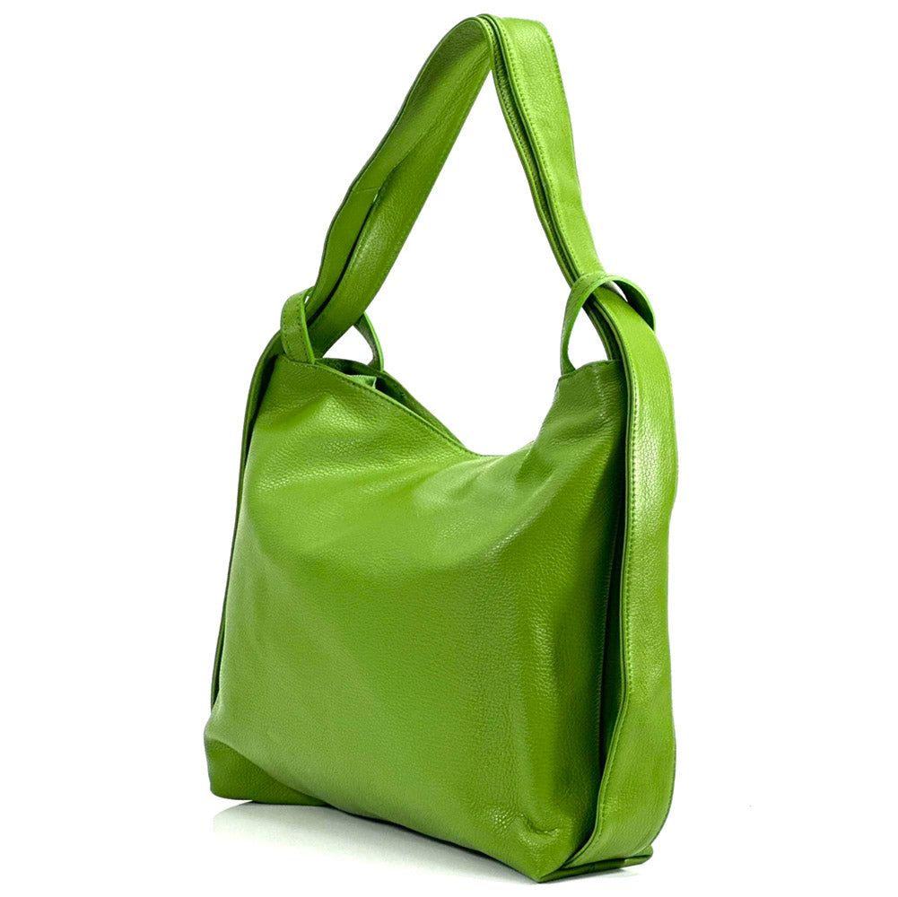Greta GM convertible leather backpack