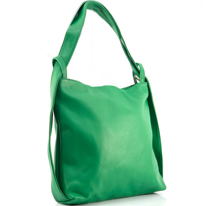 Greta GM convertible leather backpack