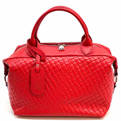 Florine leather handbag - Made In Italy
