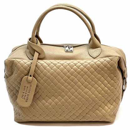 Florine leather handbag - Made In Italy