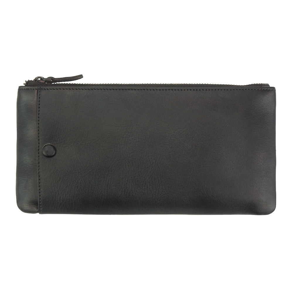 Wallet Adele in vintage leather - Made In Italy