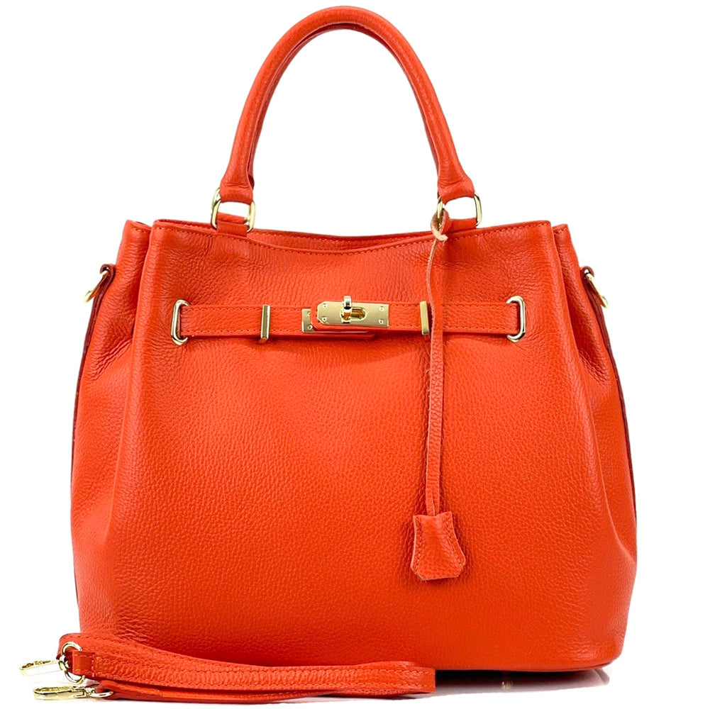 Radiance cow leather Handbag - Made In Italy