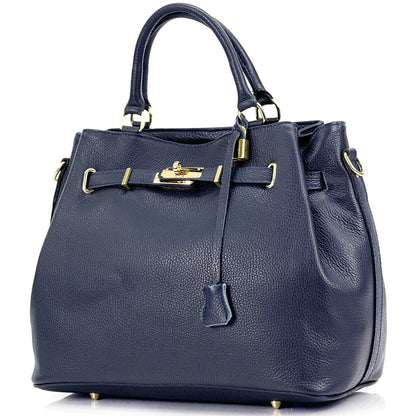 Radiance cow leather Handbag - Made In Italy