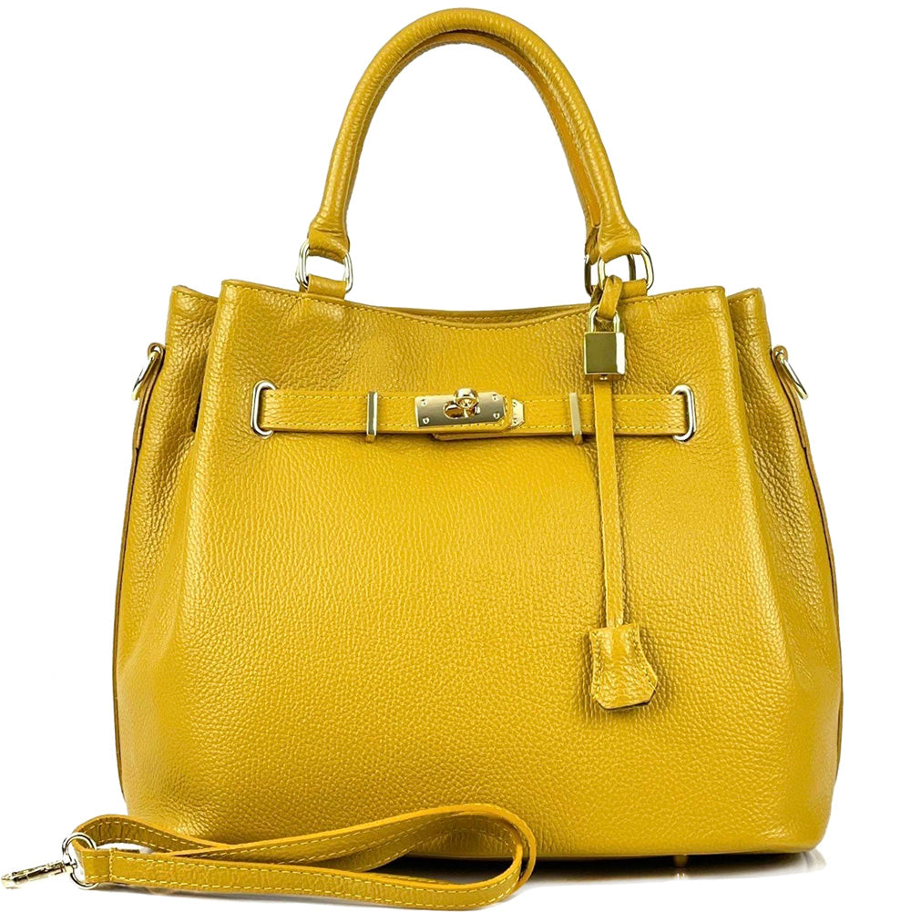 Radiance cow leather Handbag - Made In Italy
