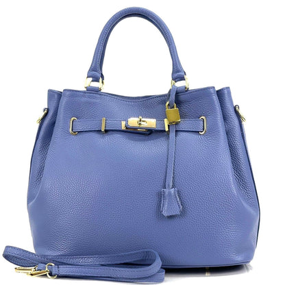 Radiance cow leather Handbag - Made In Italy