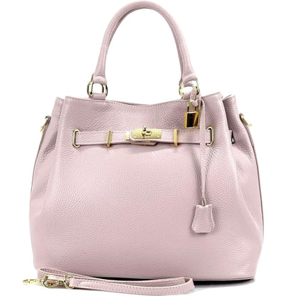 Radiance cow leather Handbag - Made In Italy