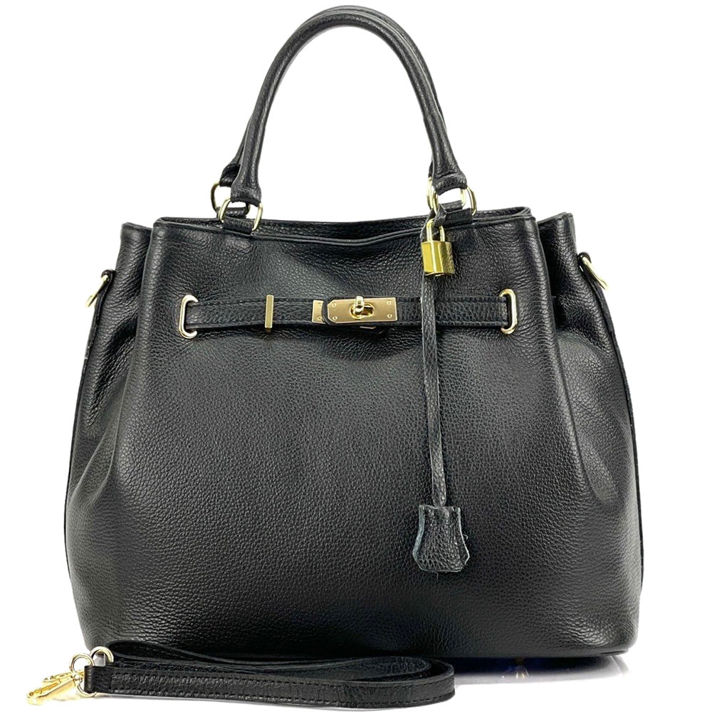 Radiance cow leather Handbag - Made In Italy