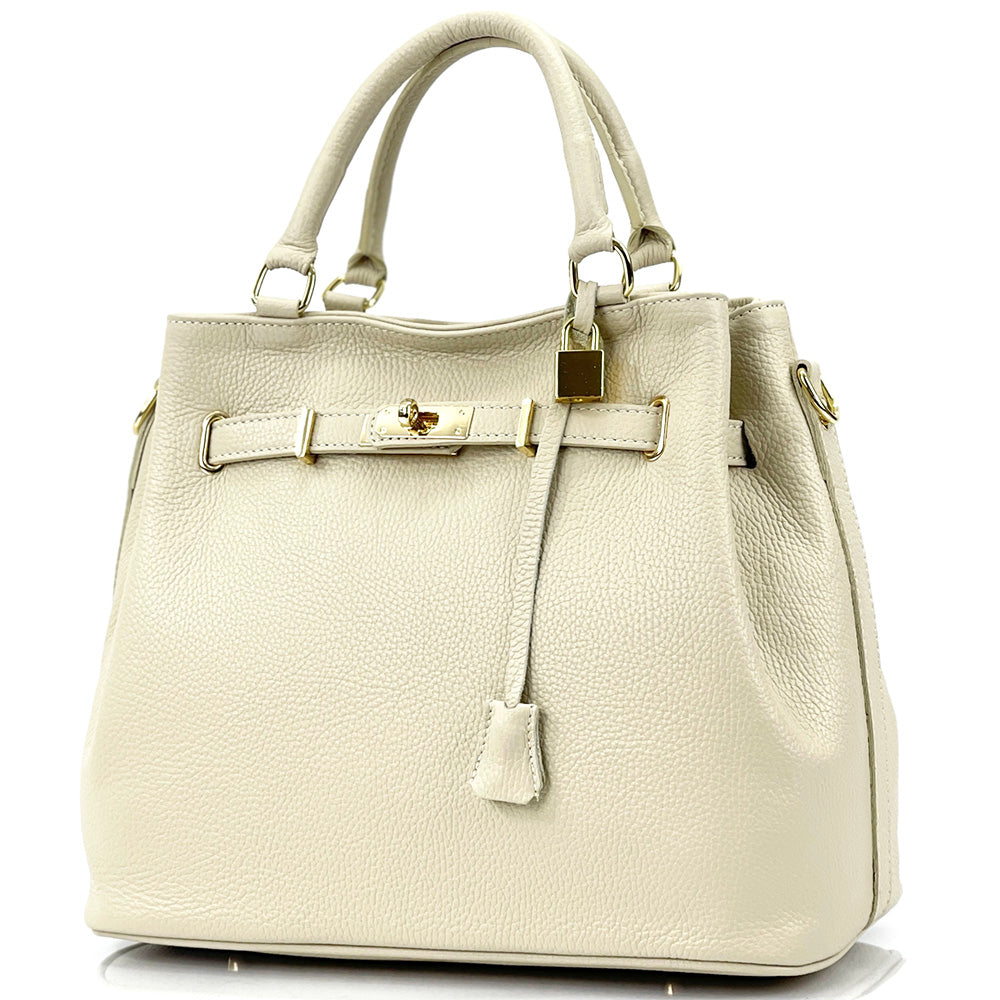 Radiance cow leather Handbag - Made In Italy