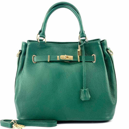 Radiance cow leather Handbag - Made In Italy