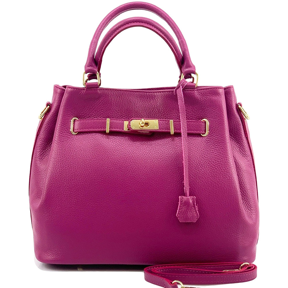 Radiance cow leather Handbag - Made In Italy
