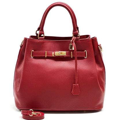 Radiance cow leather Handbag - Made In Italy