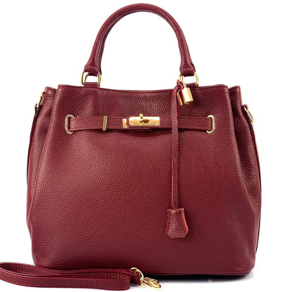 Radiance cow leather Handbag - Made In Italy
