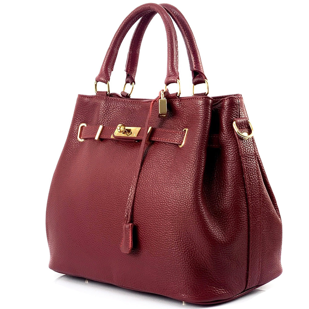 Radiance cow leather Handbag - Made In Italy