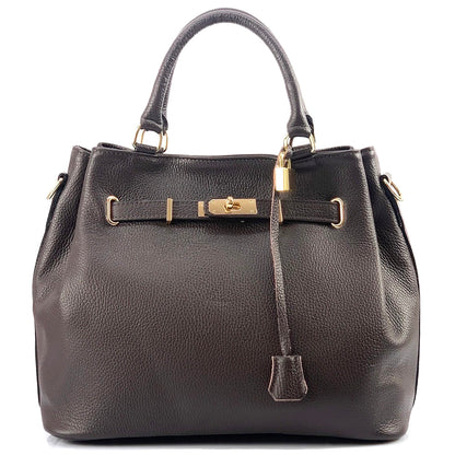 Radiance cow leather Handbag - Made In Italy