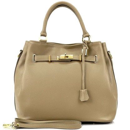 Radiance cow leather Handbag - Made In Italy