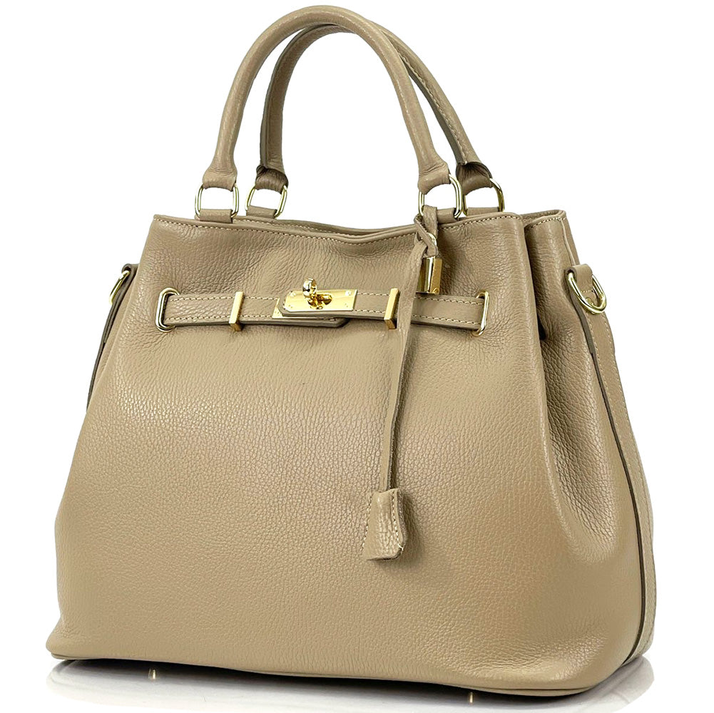 Radiance cow leather Handbag - Made In Italy