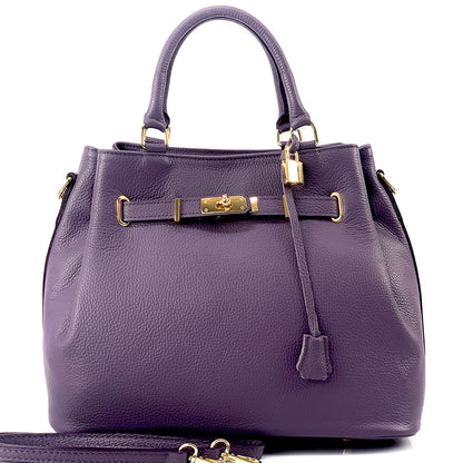 Radiance cow leather Handbag - Made In Italy