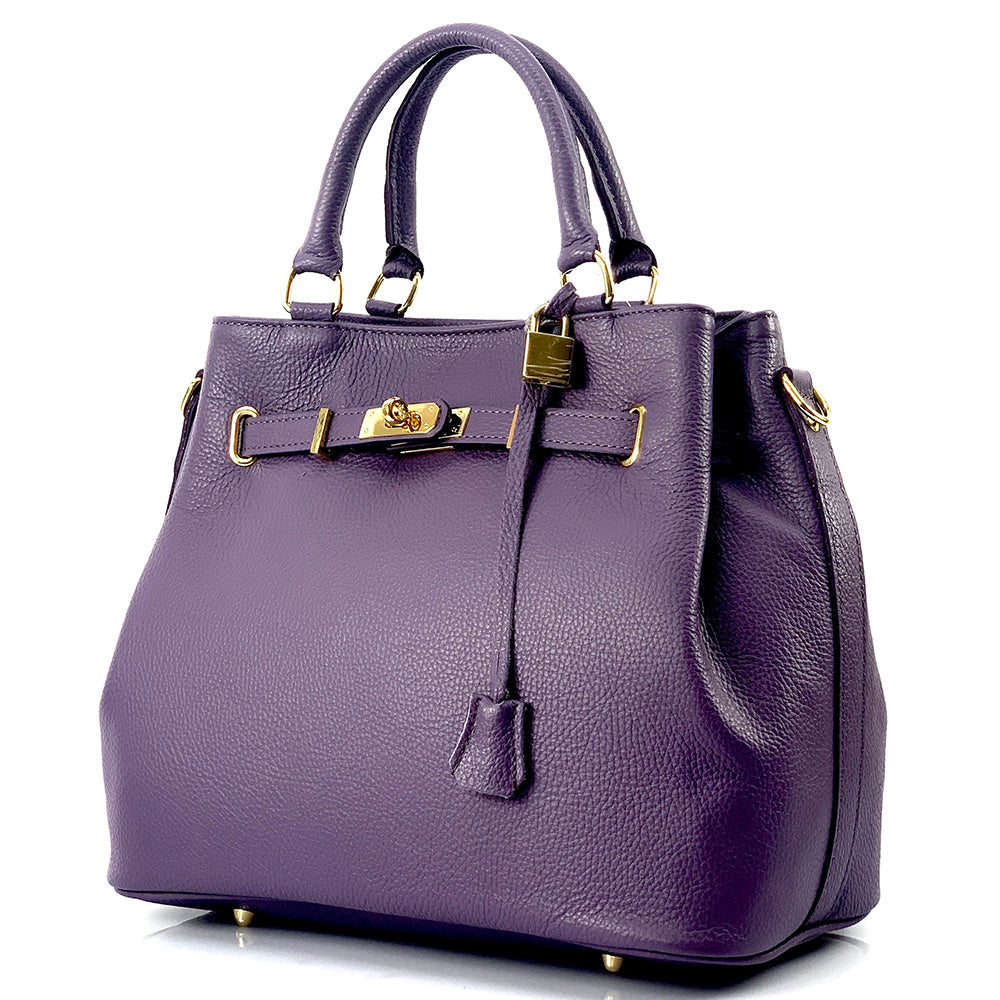 Radiance cow leather Handbag - Made In Italy