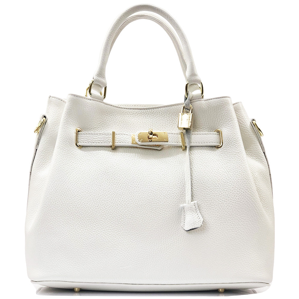 Radiance cow leather Handbag - Made In Italy