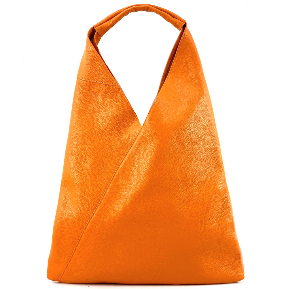 Vincenza Leather Triangle Bag - Made In Italy