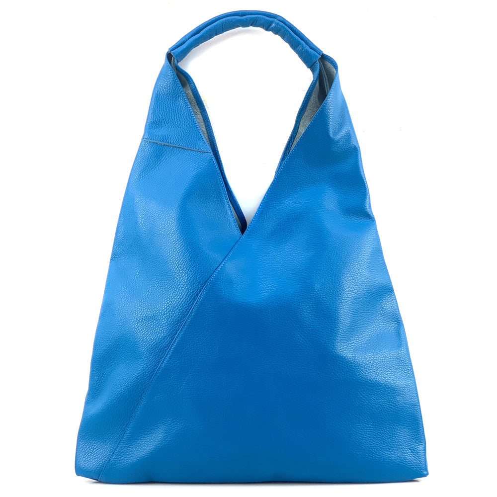 Vincenza Leather Triangle Bag - Made In Italy