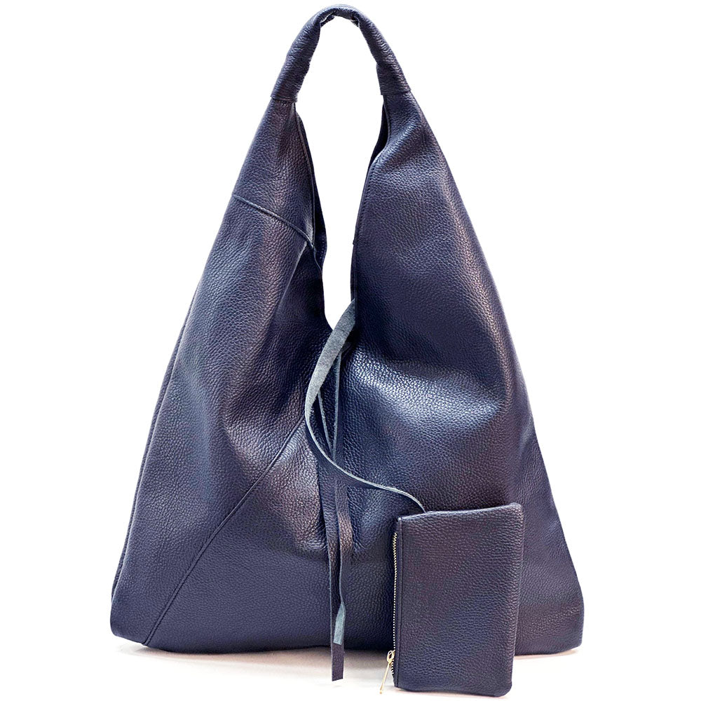 Vincenza Leather Triangle Bag - Made In Italy