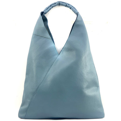 Vincenza Leather Triangle Bag - Made In Italy