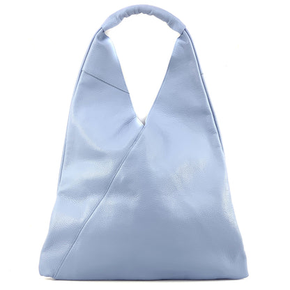 Vincenza Leather Triangle Bag - Made In Italy