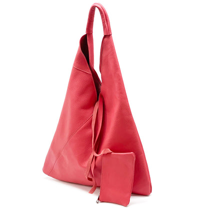 Vincenza Leather Triangle Bag - Made In Italy