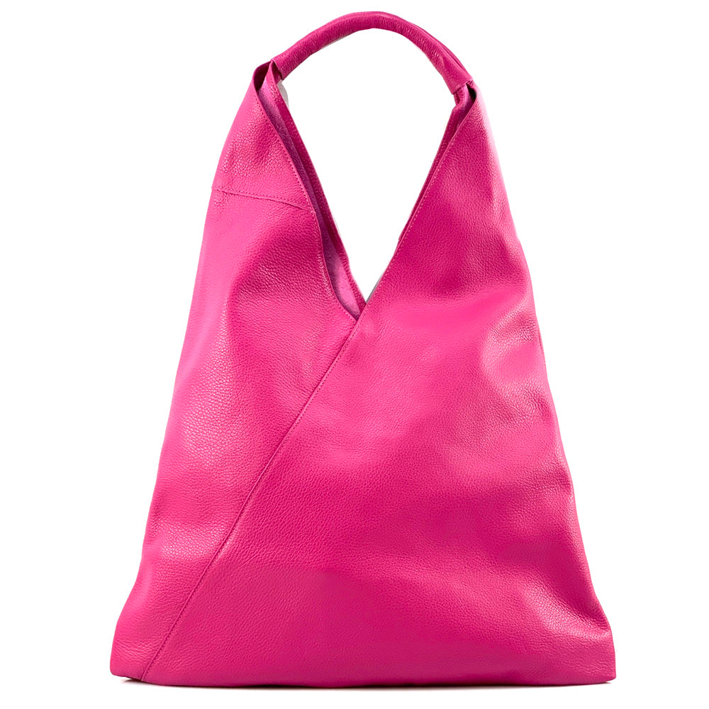 Vincenza Leather Triangle Bag - Made In Italy