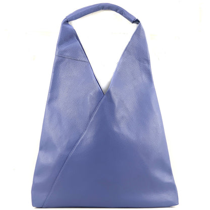 Vincenza Leather Triangle Bag - Made In Italy