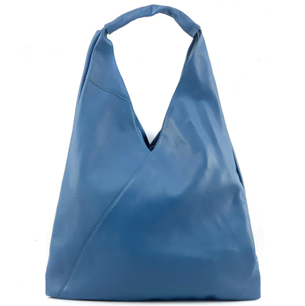 Vincenza Leather Triangle Bag - Made In Italy