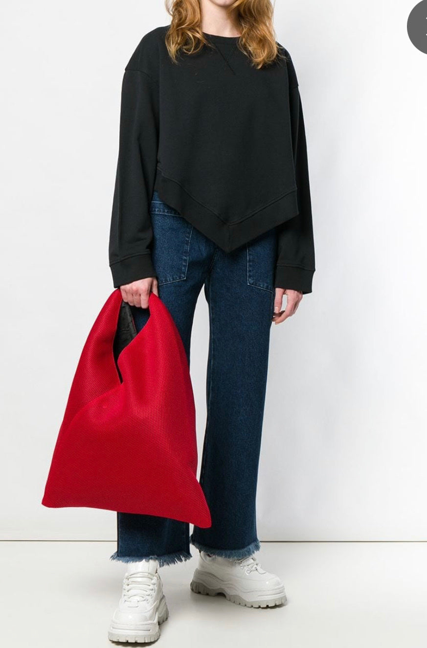 Vincenza Leather Triangle Bag - Made In Italy