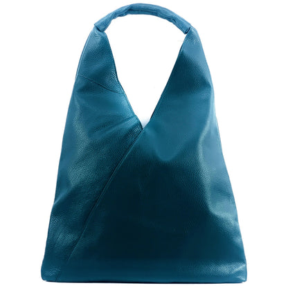 Vincenza Leather Triangle Bag - Made In Italy