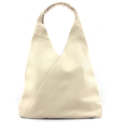 Vincenza Leather Triangle Bag - Made In Italy
