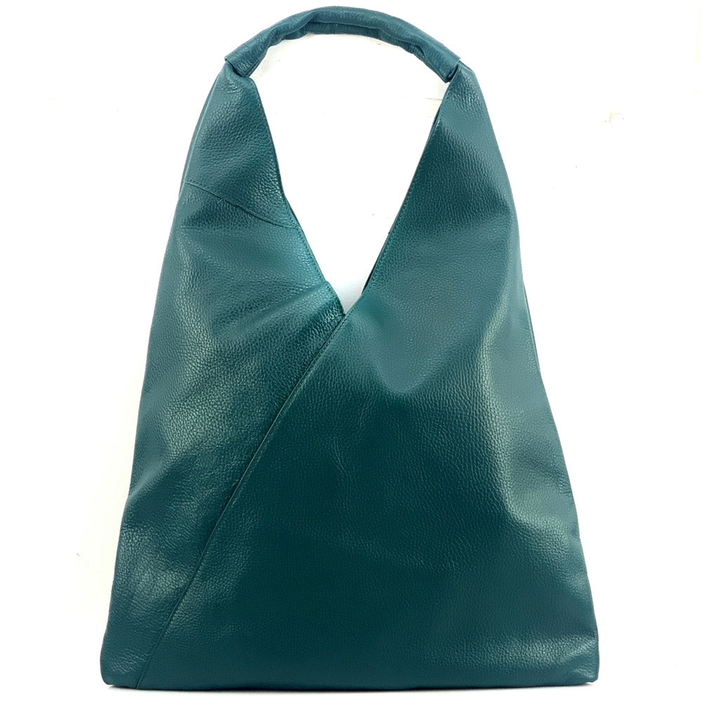 Vincenza Leather Triangle Bag - Made In Italy