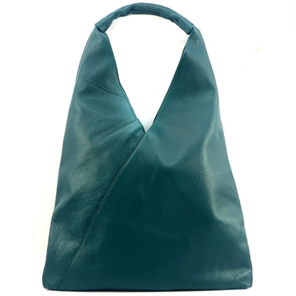 Vincenza Leather Triangle Bag - Made In Italy