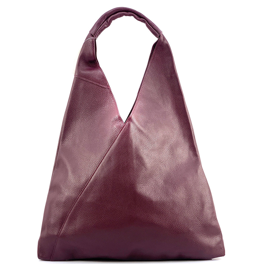 Vincenza Leather Triangle Bag - Made In Italy