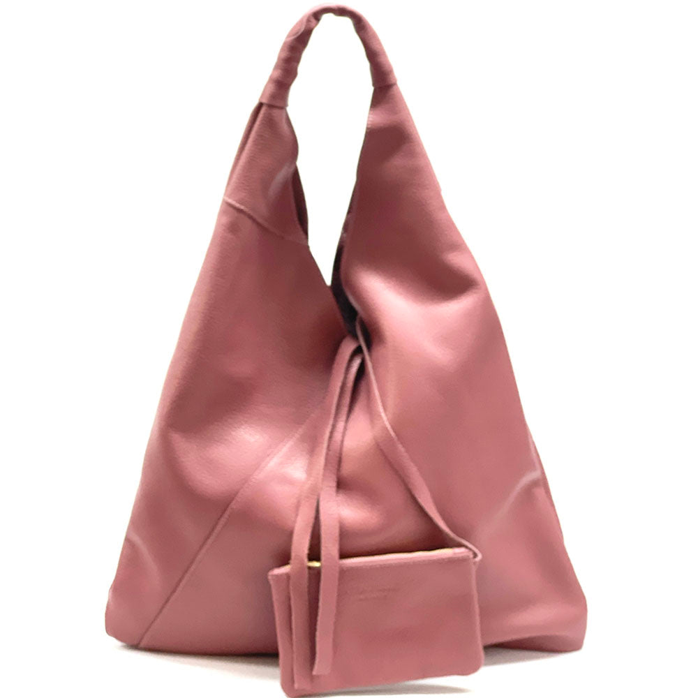 Vincenza Leather Triangle Bag - Made In Italy