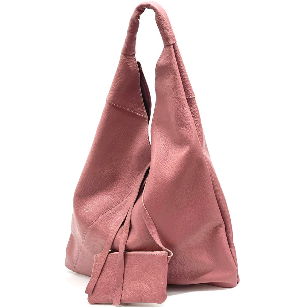 Vincenza Leather Triangle Bag - Made In Italy