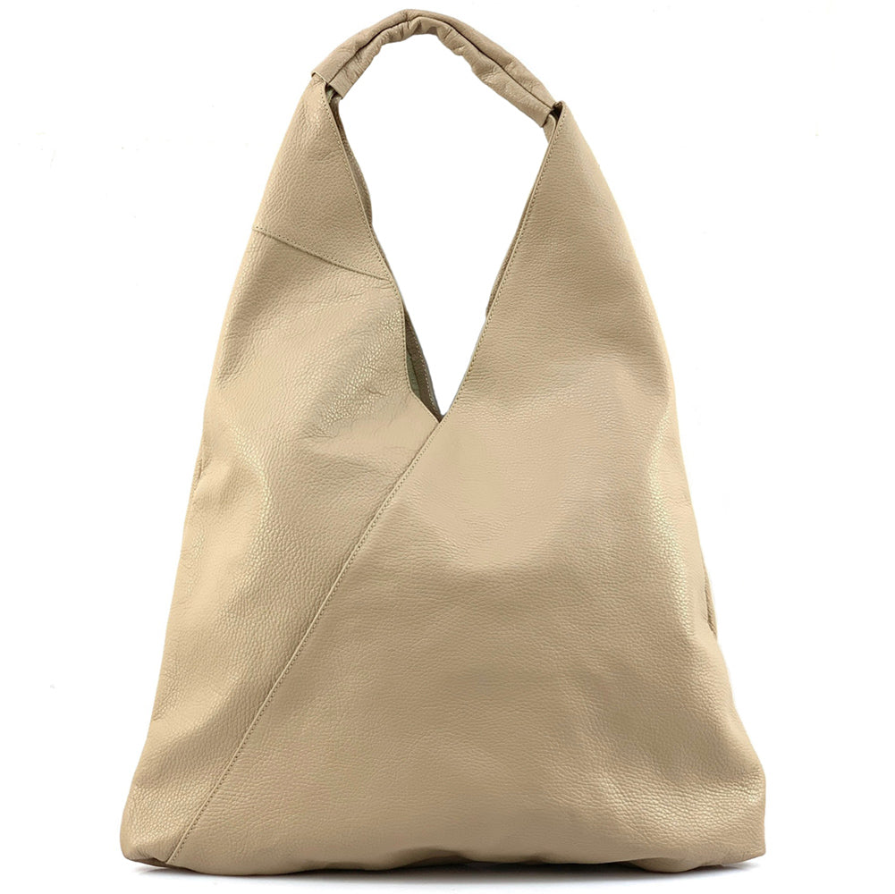Vincenza Leather Triangle Bag - Made In Italy