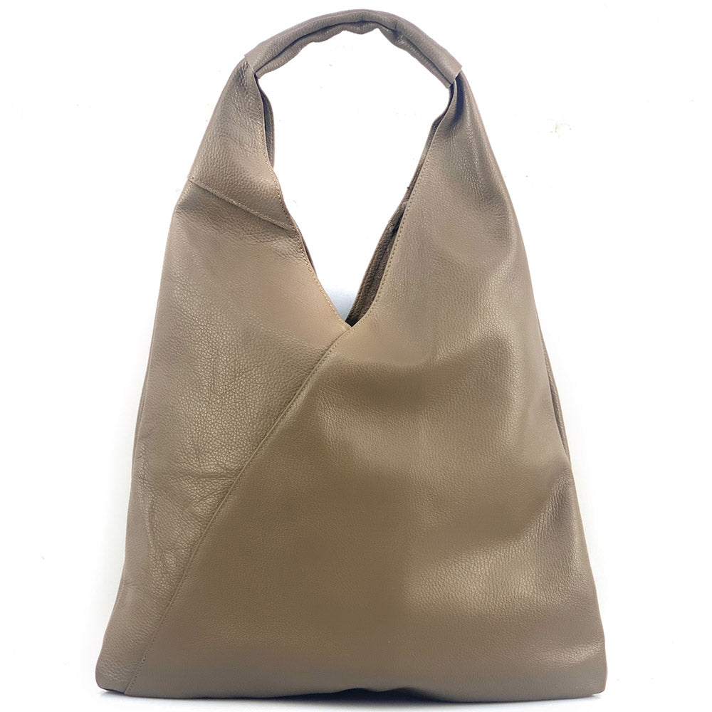 Vincenza Leather Triangle Bag - Made In Italy