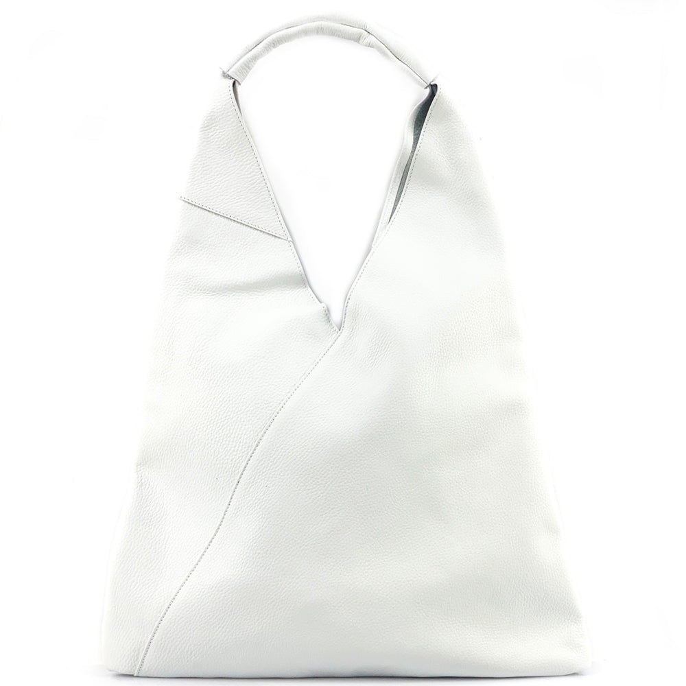 Vincenza Leather Triangle Bag - Made In Italy