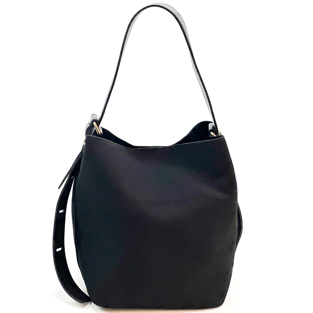 Amalia Suede Leather Bag - Made in Italy