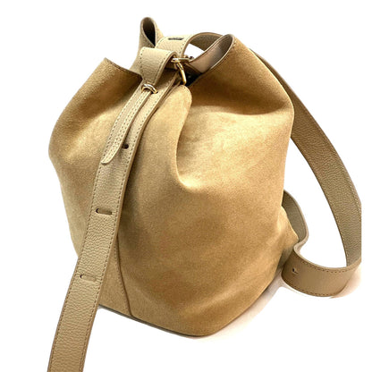 Amalia Suede Leather Bag - Made in Italy
